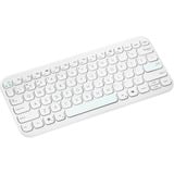 ASUS Marshmallow KW100 clavier Blanc, Layout DE (QWERTZ), Mécanique des ciseaux, 75%