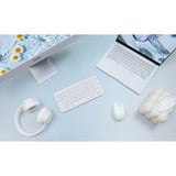 ASUS Marshmallow KW100 clavier Blanc, Layout DE (QWERTZ), Mécanique des ciseaux, 75%