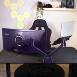 Arozzi AZ-ALZARE-NEO-DUO-PP, Support de moniteur Violet