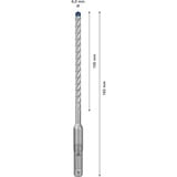 Bosch Expert Foret SDS plus-7X, Perceuse Marteau perforateur, Hammer drill bit, 6 mm, 165 mm, Béton, pierre, 10 cm