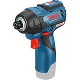 Bosch GDR 12V-110 Professional 2600 tr/min Noir, Bleu, Rouge, Visseuse à choc Bleu/Noir, Visseuse à percussion, Poignée de pistolet, 1/4", Noir, Bleu, Rouge, Sans brosse, 2600 tr/min