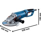 Bosch GWS 27-230 JR Professional, 06018C7300, Meuleuse d'angle Bleu