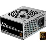 Chieftec Smart 350W unité d'alimentation d'énergie 20+4 pin ATX ATX Noir, Argent Gris, 350 W, 100 - 240 V, 47 - 63 Hz, 5 A, Actif, 110 W