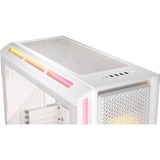 Corsair 5000T LX RGB boîtier midi tower Blanc | 4x USB-A | 1x USB-C | RGB | Verre Trempé