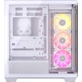 Corsair iCUE LINK 3500X RGB  boîtier midi tower Blanc | 2x USB-A | 1x USB-C | RGB | Verre Trempé
