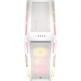 Corsair iCUE LINK 5000T LX RGB boîtier midi tower Blanc | 4x USB-A | 1x USB-C | RGB | Verre Trempé