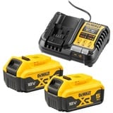 DEWALT DCB1104P2-QW, Chargeur Jaune/Noir