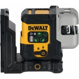 DEWALT Laser multi-lignes sans fil 3x180° DCLE14301GB, 18 volts, Laser Cross Ligne Noir/Jaune
