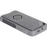 DeLOCK Boîtier SSD M.2 NVMe USB-C 40 Gbps, Boîtier disque dur Gris, avec ventilateur