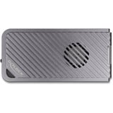DeLOCK Boîtier SSD M.2 NVMe USB-C 40 Gbps, Boîtier disque dur Gris, avec ventilateur