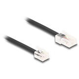 DeLOCK Câble téléphonique connecteur RJ-45 > connecteur RJ-11 Noir