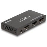 DeLOCK Répartiteur HDMI 1 x HDMI entrée vers 2 x HDMI sortie 4K 60 Hz, Repartiteur HDMI Noir