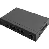 Digitus 4+1 ports Gigabit PoE, Switch Noir