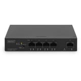 Digitus 4+1 ports Gigabit PoE, Switch Noir