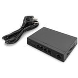 Digitus 4+1 ports Gigabit PoE, Switch Noir