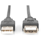 Digitus AK-300202-030-S, Câble d'extension Noir