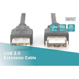 Digitus AK-300202-030-S, Câble d'extension Noir