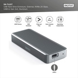 Digitus DA-71157 USB M.2 SSD, Boîtier disque dur Aluminium