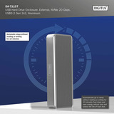 Digitus DA-71157, Boîtier disque dur Aluminium