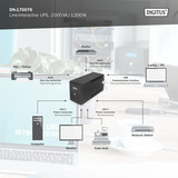 Digitus DN-170076, UPS Noir