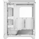 Fractal Design Meshify 3 TG Clear Tint boîtier midi tower Blanc | 2x USB-A | 1x USB-C | Verre Trempé