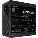 GIGABYTE GP-P850GM alimentation modulaire 850 watt Noir, 4x PCIe, 4x PCIe