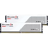 G.Skill 64 Go DDR5-5600 Kit, Mémoire Blanc, F5-5600J2834F32GX2-RS5W, Ripjaws S5, XMP