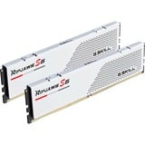 G.Skill 64 Go DDR5-5600 Kit, Mémoire vive Blanc, F5-5600J2834F32GX2-RS5W, Ripjaws S5, XMP