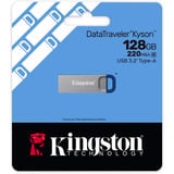 Kingston DataTraveler Kyson 128 GB, Clé USB Argent/Bleu