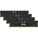 Kingston FURY 128 Go DDR5-6000 (4x 32 Go) mémoire serveur Noir, KF560R32RBEK4-128, RIMM, XMP 3.0, EXPO 1.1