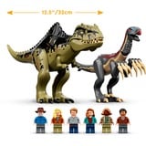 LEGO Jurassic World - L’attaque du Giganotosaurus et du Therizinosaurus, Jouets de construction 76949