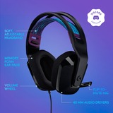 Logitech G335 casque gaming over-ear Noir