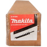 Makita E-07294 accessoire pour tarières électriques Mèche de forage, Forage tarière Noir, Mèche de forage, 1 pièce(s), Makita, DDG460ZX7, DG001GZ05, Noir, 10 cm
