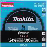 Makita Lame de scie circulaire EFFICUT, Ø 415mm, 35 dents 