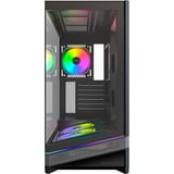Montech SKY 3 boîtier midi tower Noir | 2x USB-A | 1x USB-C | RGB | Verre Trempé
