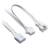 Phanteks D30-120 PWM Regular ventilateur de boîtier RGB  Blanc, 120 x 120 x 30 mm, 3 pièces, connecteur de ventilateur PWM à 4 broches