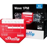 Shelly Qubino Wave 1 PM, Relais Rouge, 1 canal, Z-Wave
