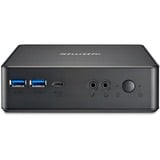 Shuttle XPC Nano PC NC40U5, Intel Core i5-1235U, 1x HDMI, 1x DP,1xUSB-C/DP, 6x USB3.2, 1x 2.5" bay, 2x M.2, 1x LAN, RAID, fonctionnement permanent 24/7, attaches VESA, Barebone Noir, Intel Core i5-1235U, 1x HDMI, 1x DP,1xUSB-C/DP, 6x USB3.2, 1x 2.5" bay, 2x M.2, 1x LAN, RAID, fonctionnement permanent 24/7, attaches VESA, 0.84L sized PC, Mini PC type barebone, Intel SoC, DDR4-SDRAM, PCI Express, Série ATA III, 65 W