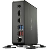 Shuttle XPC Nano PC NC40U5, Intel Core i5-1235U, 1x HDMI, 1x DP,1xUSB-C/DP, 6x USB3.2, 1x 2.5" bay, 2x M.2, 1x LAN, RAID, fonctionnement permanent 24/7, attaches VESA, Barebone Noir, Intel Core i5-1235U, 1x HDMI, 1x DP,1xUSB-C/DP, 6x USB3.2, 1x 2.5" bay, 2x M.2, 1x LAN, RAID, fonctionnement permanent 24/7, attaches VESA, 0.84L sized PC, Mini PC type barebone, Intel SoC, DDR4-SDRAM, PCI Express, Série ATA III, 65 W