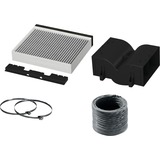 Siemens LZ11CBI14 Accessoire pour hotte Kit de recyclage pour hotte, Ensemble de conversion Kit de recyclage pour hotte, Noir, Gris, Siemens, 200 g, 325 mm, 365 mm