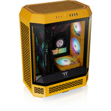 Thermaltake The Tower 600 boîtier midi tower Jaune foncé | 4x USB-A | 1x USB-C | Verre Trempé
