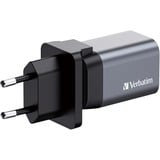 Verbatim GNC-35 Universel Noir, Gris Secteur Charge rapide Intérieure Gris, 1x USB-C, 1x USB-A, Intérieure, Secteur, 20 V, Noir, Gris