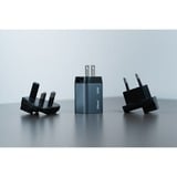 Verbatim GNC-35 Universel Noir, Gris Secteur Charge rapide Intérieure Gris, 1x USB-C, 1x USB-A, Intérieure, Secteur, 20 V, Noir, Gris
