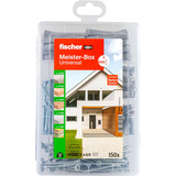 fischer Boîte Maître Universelle + vis, Cheville Gris clair
