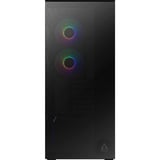 ARCTIC  boîtier midi tower Noir (Mat) | 2x USB-A | 1x USB-C | RGB | Verre Trempé