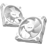 ASUS Prime MR120 ARGB Reverse Fan ventilateurs de boîtier Blanc, 3 pièces, 120 x 120 x 28 mm, Ventilateur, 12 cm, 1600 tr/min, Blanc