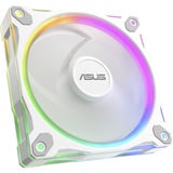 ASUS Prime MR120 ARGB Reverse Fan ventilateurs de boîtier Blanc, 3 pièces, 120 x 120 x 28 mm, Ventilateur, 12 cm, 1600 tr/min, Blanc