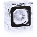 Alphacool 17464 pièce et accessoire pour systèmes de refroidissement d'ordinateurs Indicateur de débit, Indicateurs de débit Transparent, Indicateur de débit, Plexiglas, Noir, Transparent, 1/4", 3 broches, 45 mm