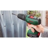 Bosch BOSCH EasyImpact 18V-40 2x 1.5Ah PACKAGE, Perceuse/visseuse Vert/Noir, Perceuse à poignée pistolet, Sans clé, Sans brosse, Noir, Vert, 1,3 cm, 1630 tr/min