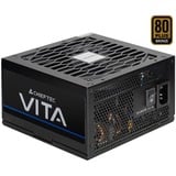 Chieftec Vita Netzteil 80+Bronze - PC-/Server Netzteil - 14,17 min unité d'alimentation d'énergie 20+4 pin ATX PS/2 Noir alimentation  850 watt Noir, 4x PCIe, 17 min, 850 W, 100 - 240 V, Actif, 20+4 pin ATX, 65 cm, 450 mm